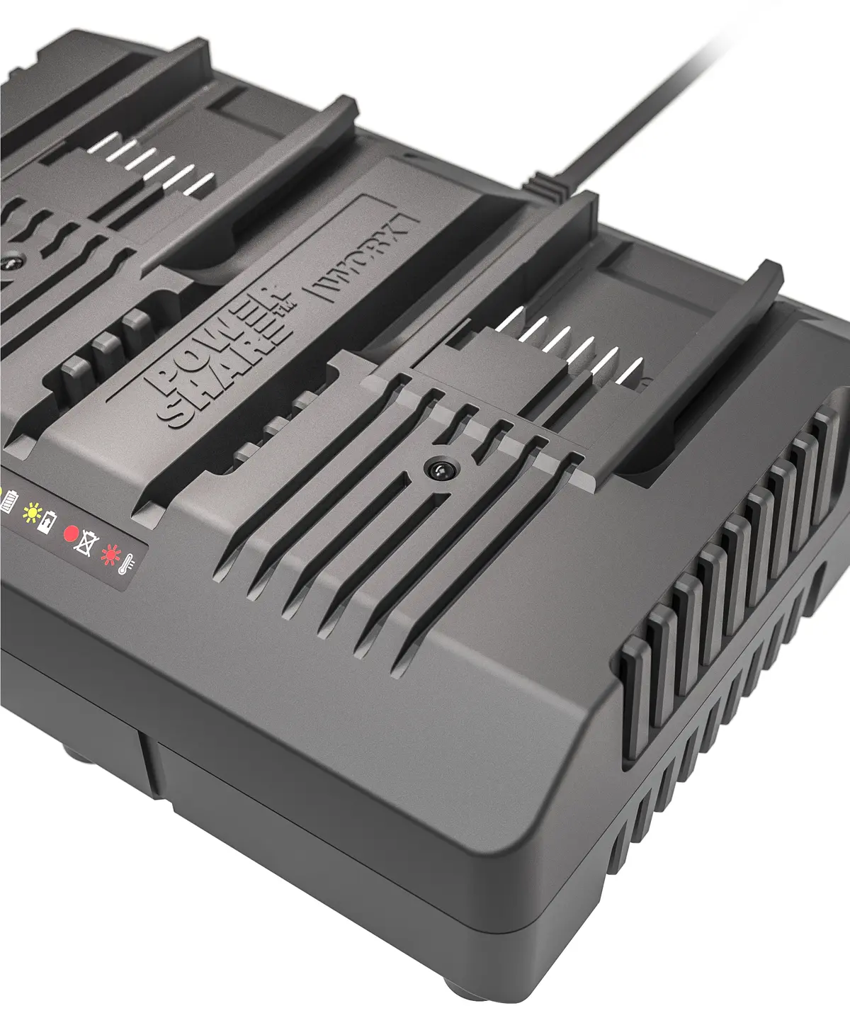 backsideworks バックサイドワークス ワイヤレス充電器 20V 1-hour Dual Port Quick Charger | WORX