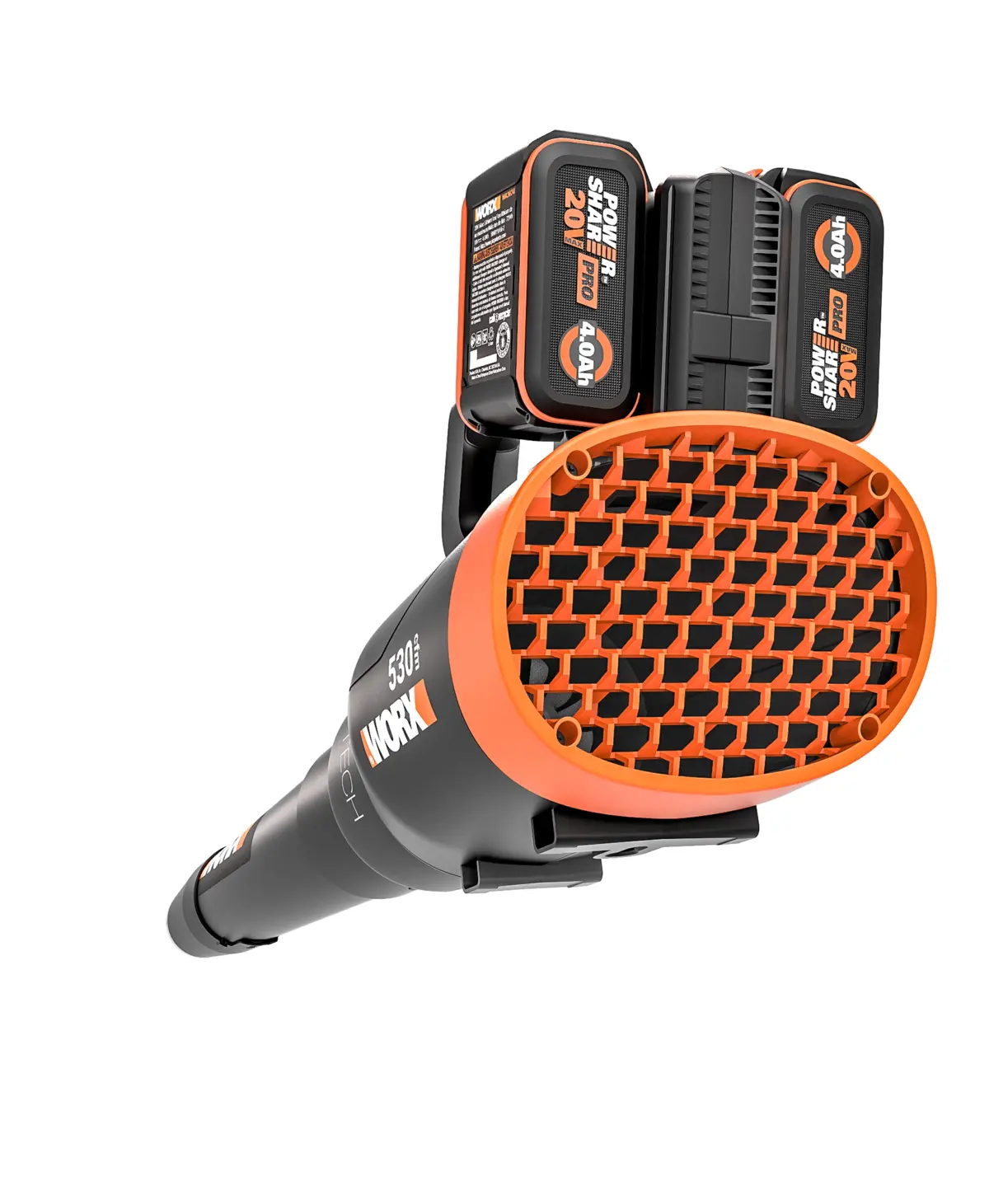 40V 530 CFM 180 MPH brushless QuietTech leaf blower | Worx