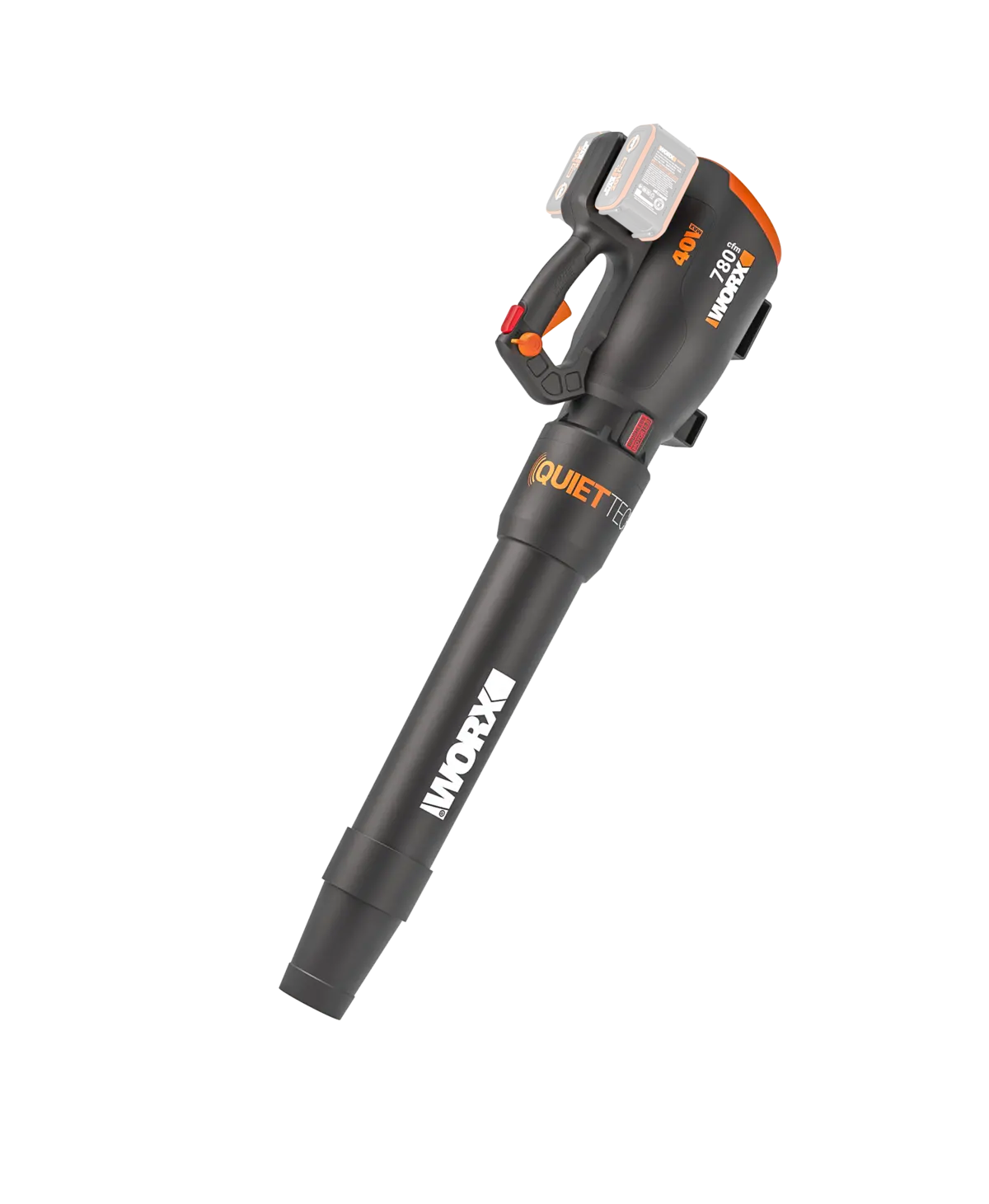 40V 780 CFM 190 MPH brushless leaf blower
