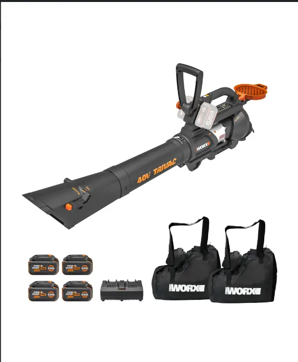 40V brushless leaf blower / vacuum / mulcher