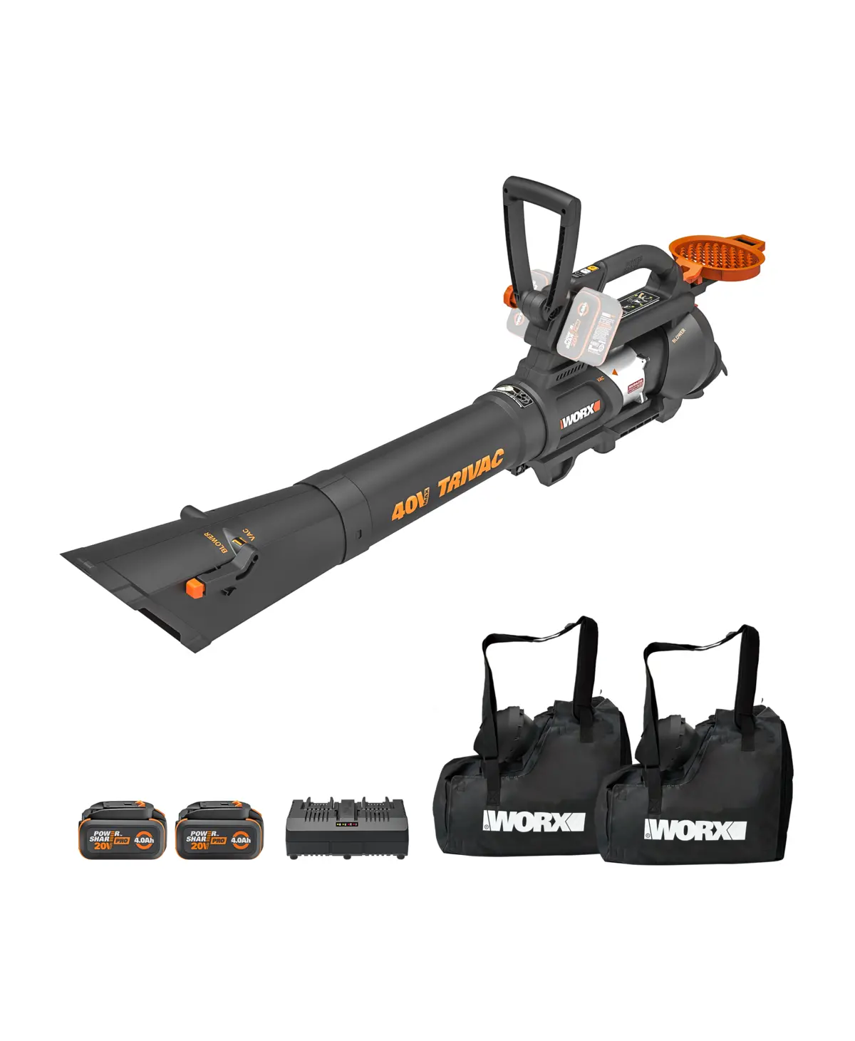 40V brushless leaf blower / vacuum / mulcher