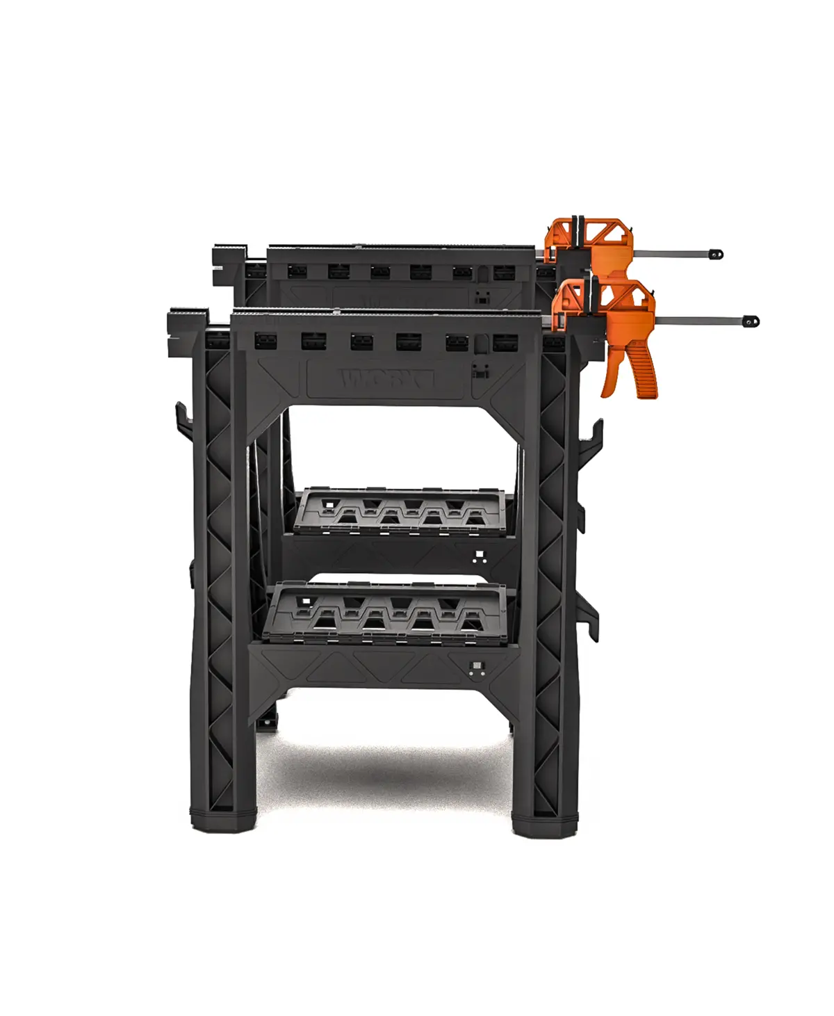 Clamping Sawhorses with Bar Clamps - WX065 | WORX