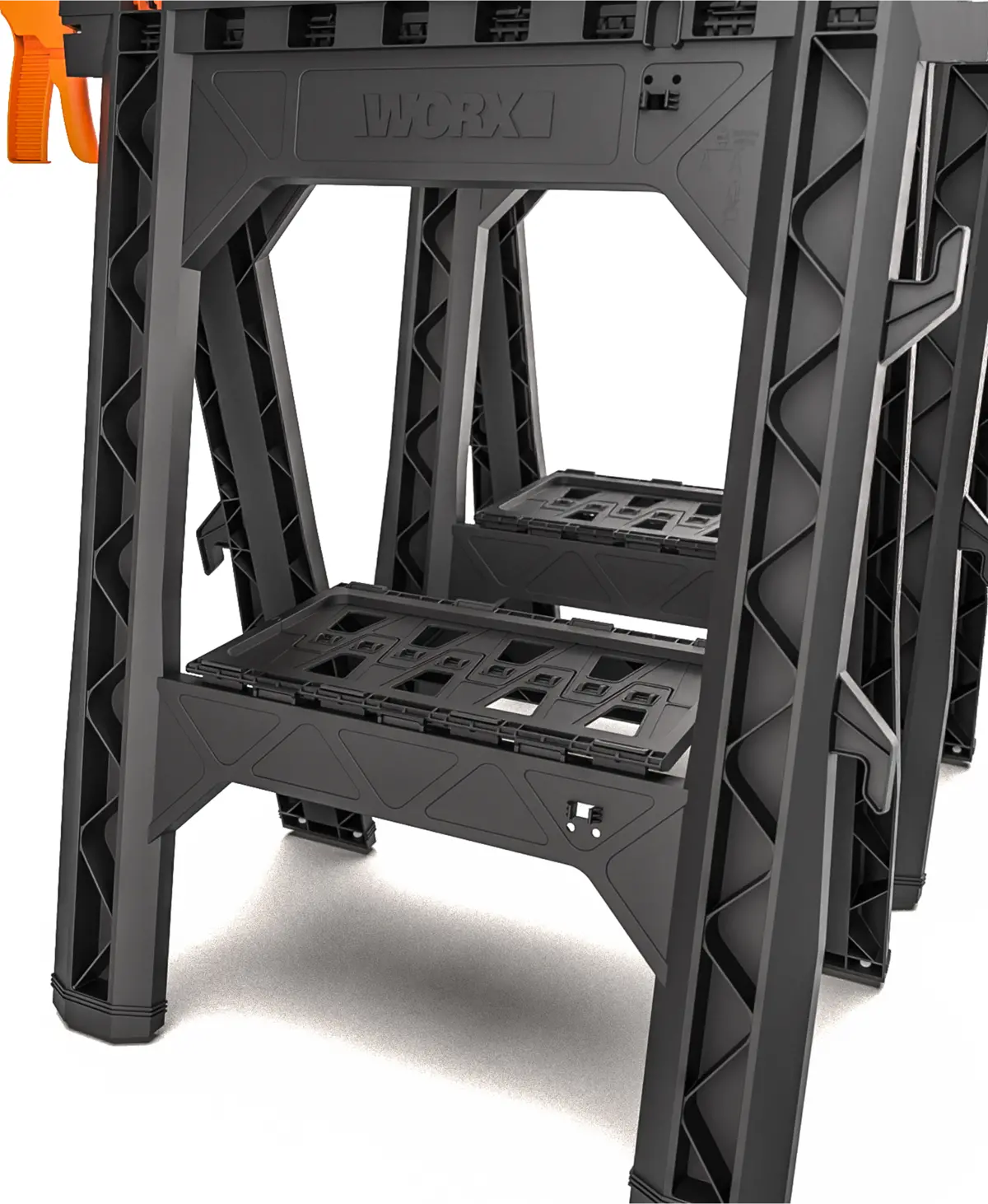 Clamping Sawhorses with Bar Clamps - WX065 | WORX