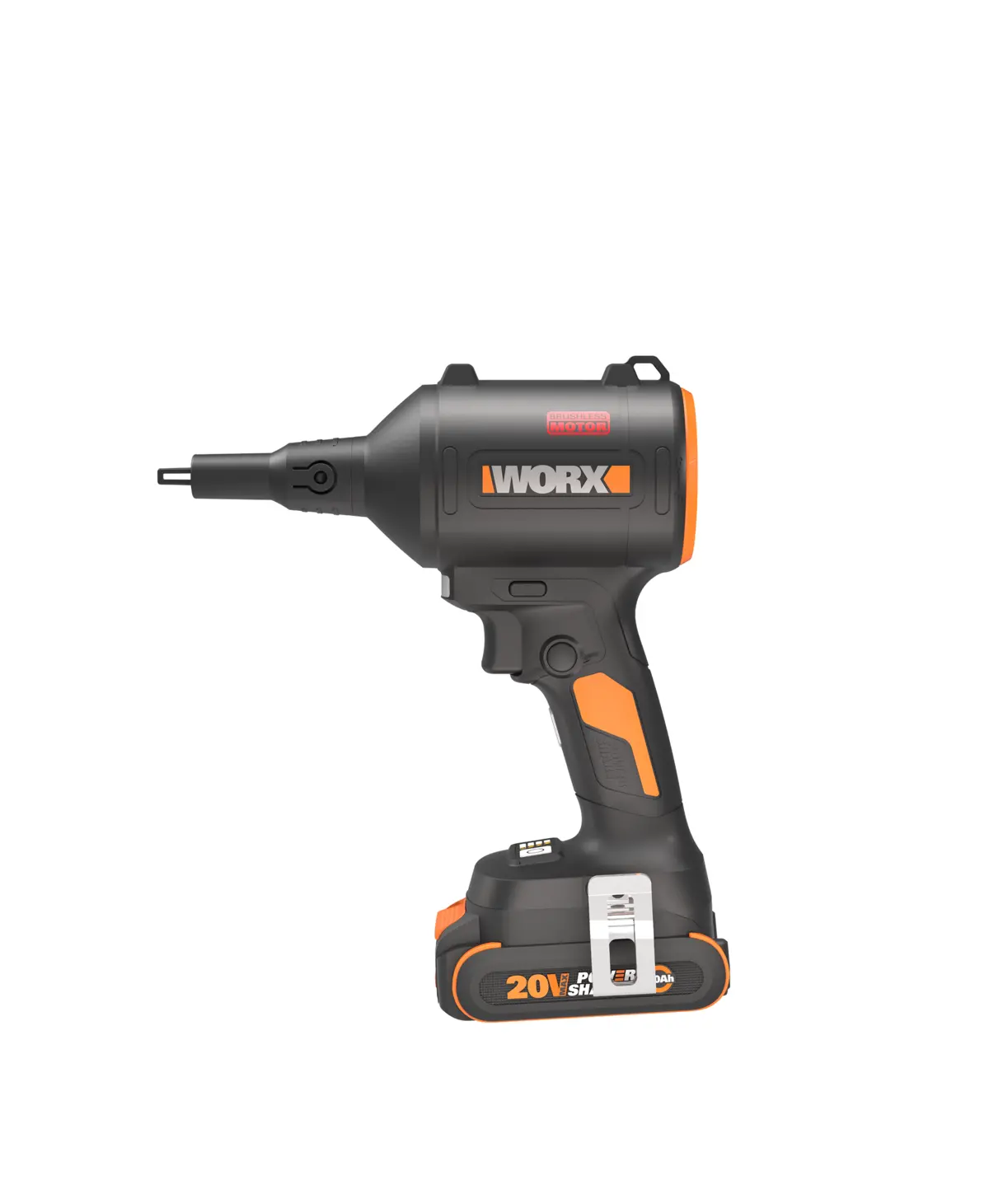 20 V 39 CFM 470 MPH brushless dust blower / inflator | Worx