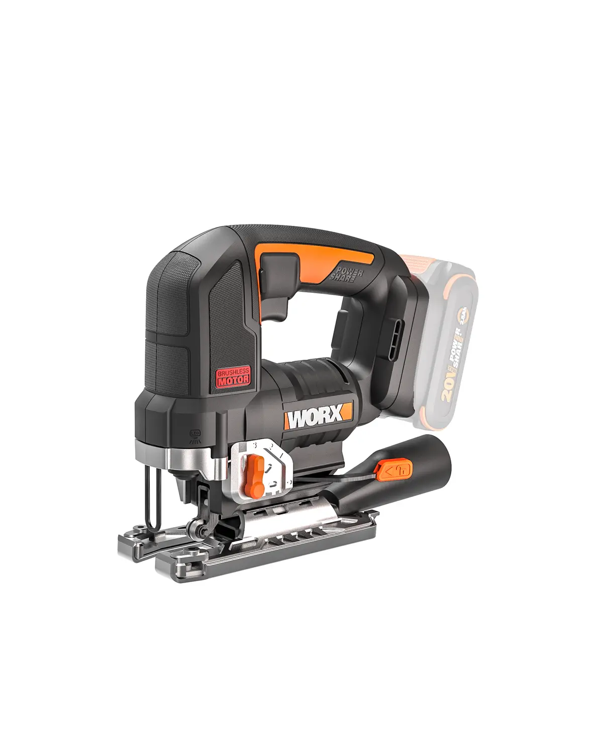 20V Brushless Cordless Jigsaw | Worx NITRO