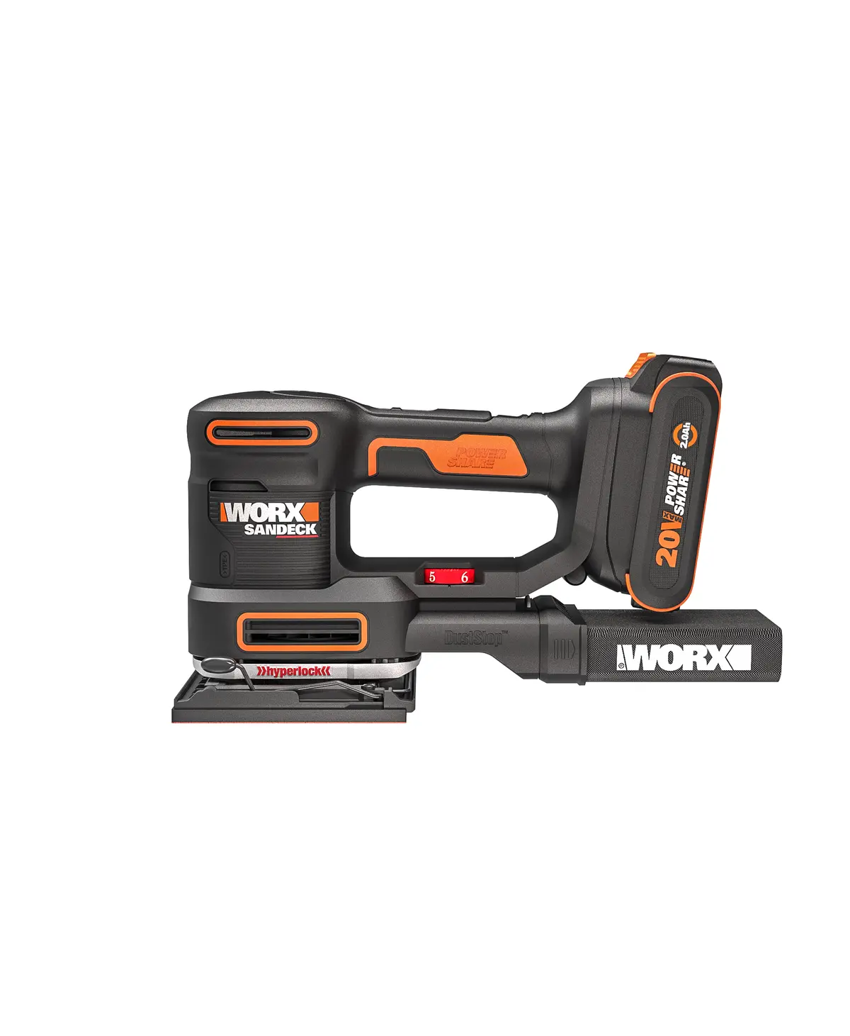 20V 10,000 orbits/minute multi-sander | Worx