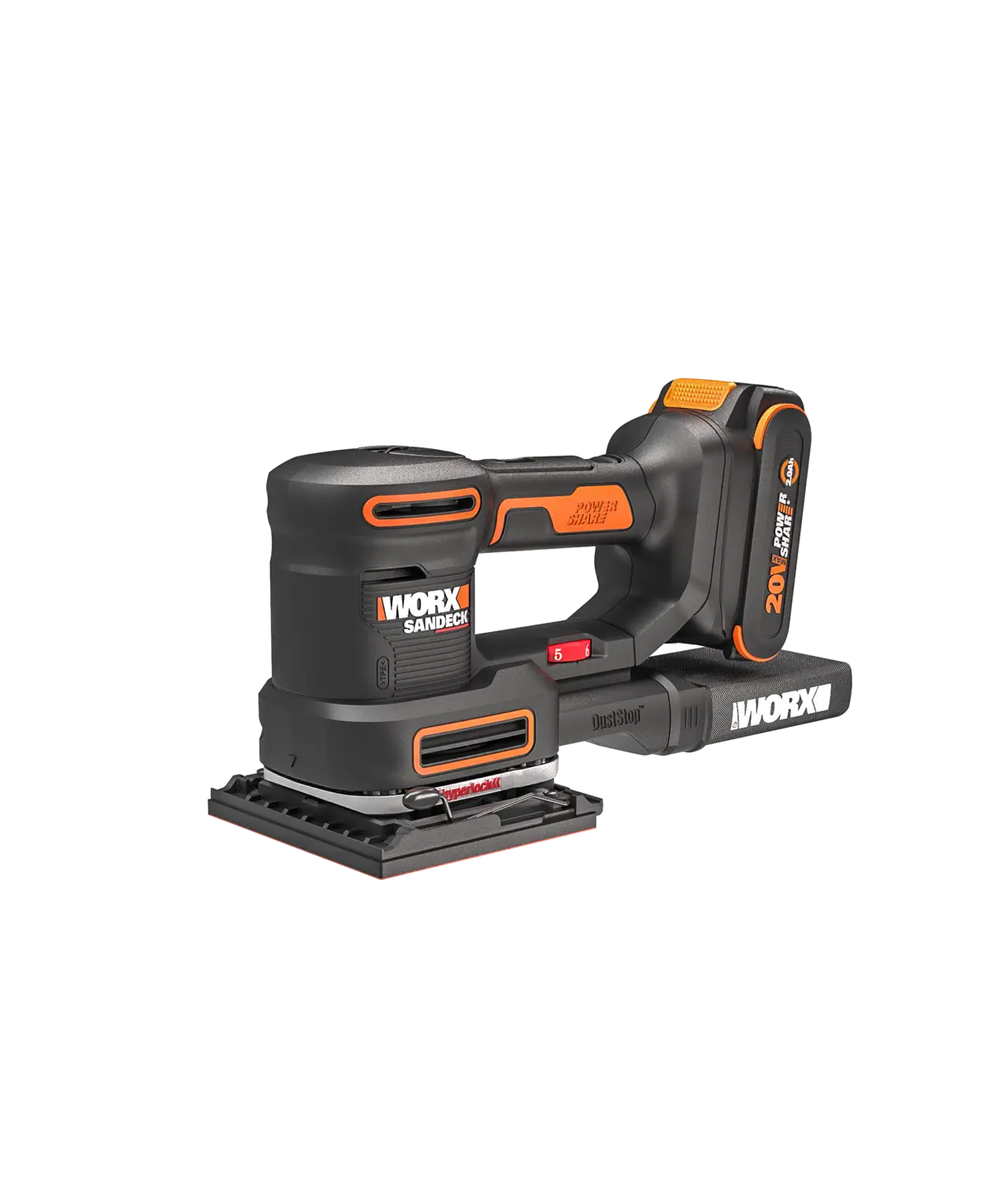 20V 10,000 orbits/minute multi-sander