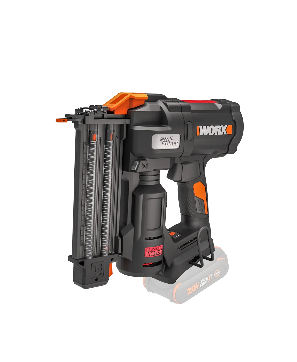 20V 18Ga brushless brad nail gun