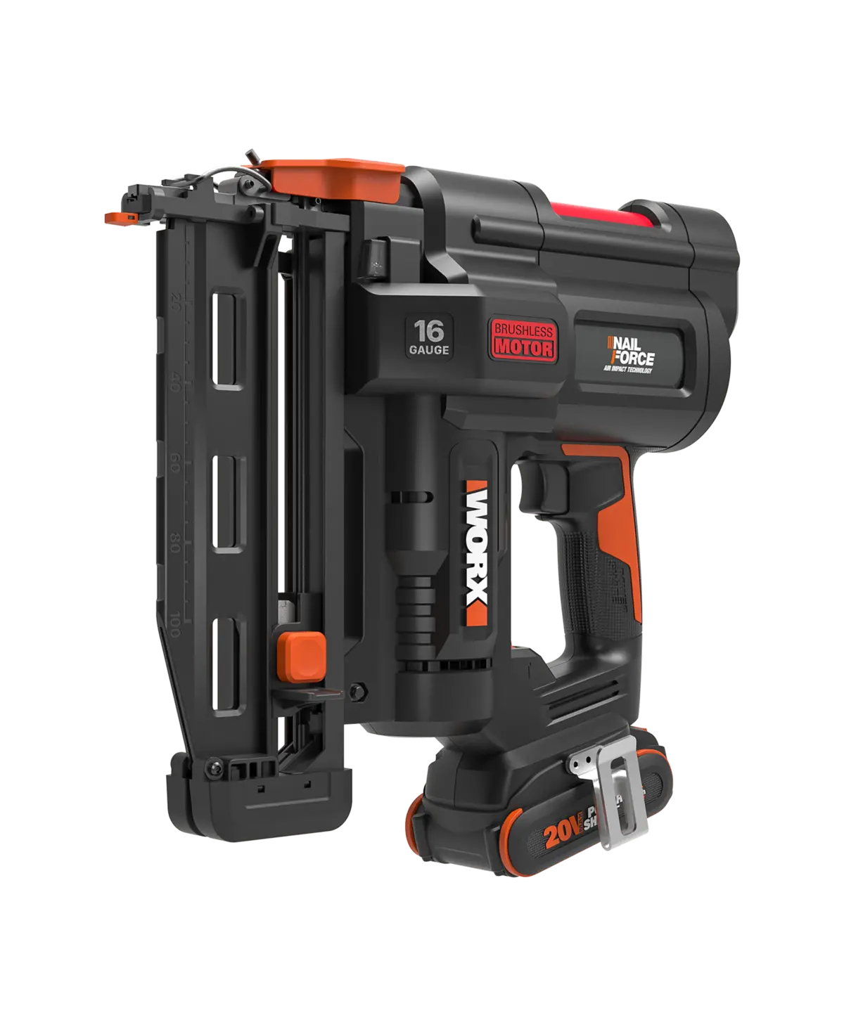 20V 16Ga brushless nail gun