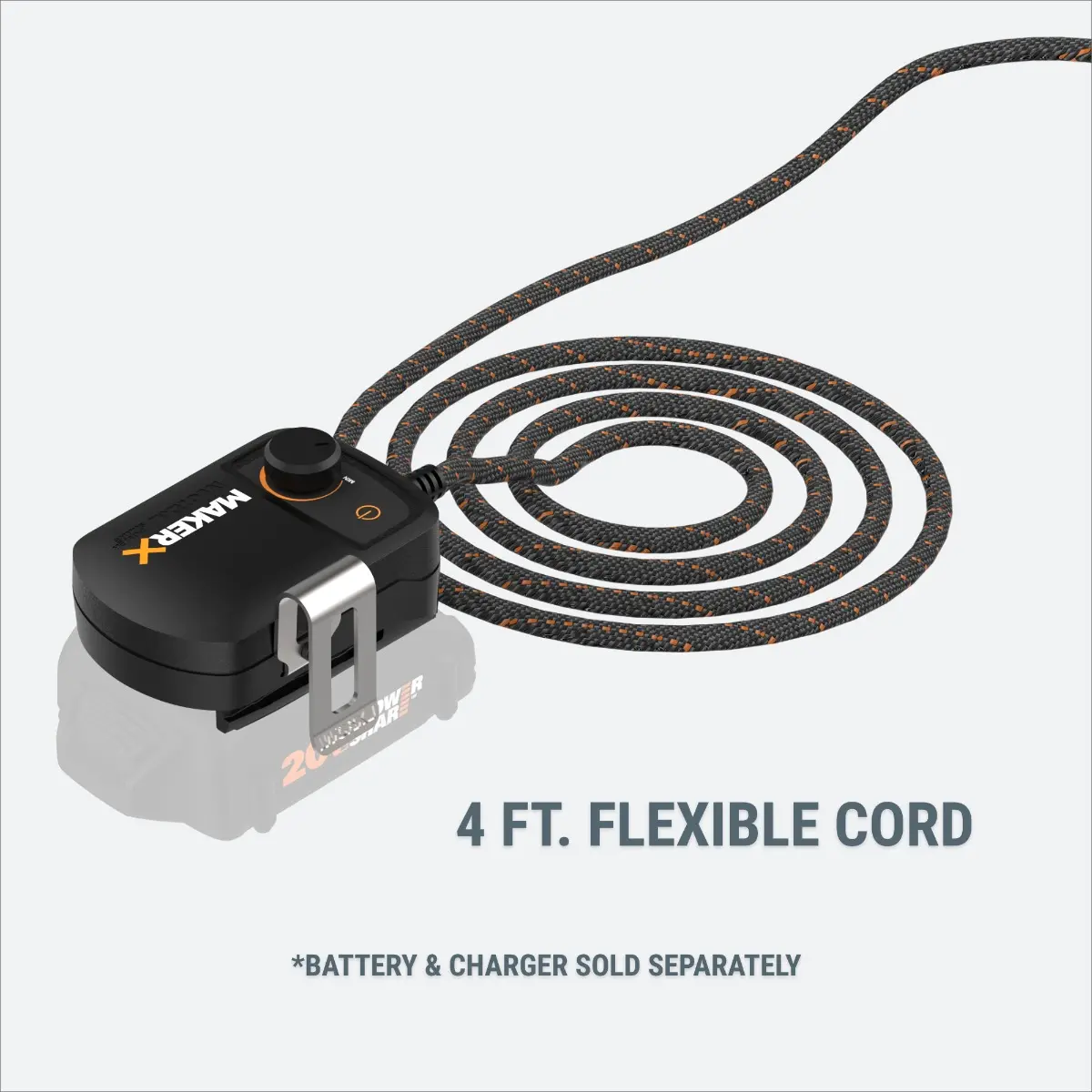 20V MAKERX HubX Power Source with USB Port | WORX