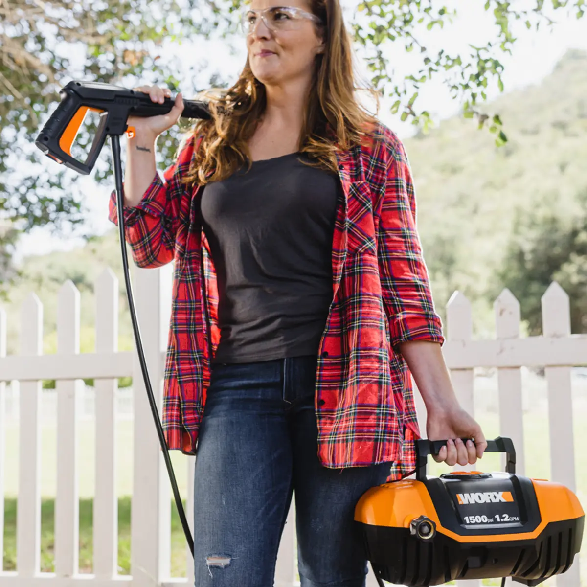  クリオ ブラックダマスク 1500 PSI Electric Pressure Washer | 1.2 GPM | WORX