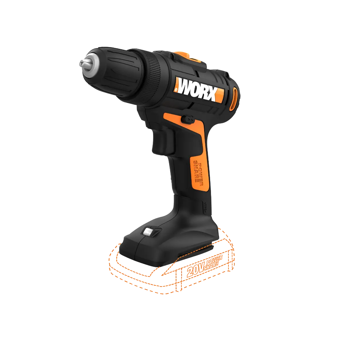 20V Power Share Drill & Driver - Tool Only (Discontinued) 20V Power Share Drill & Driver - Tool Only (Discontinued)