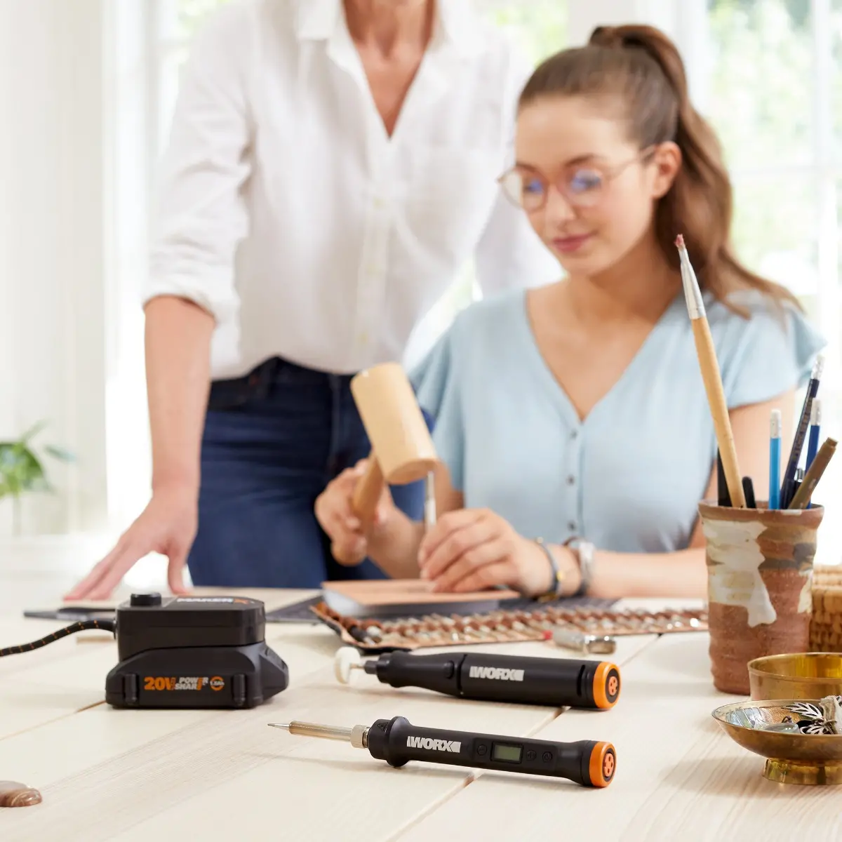 Rotary Tool / Wood & Metal Crafter Combo Kit | WORX