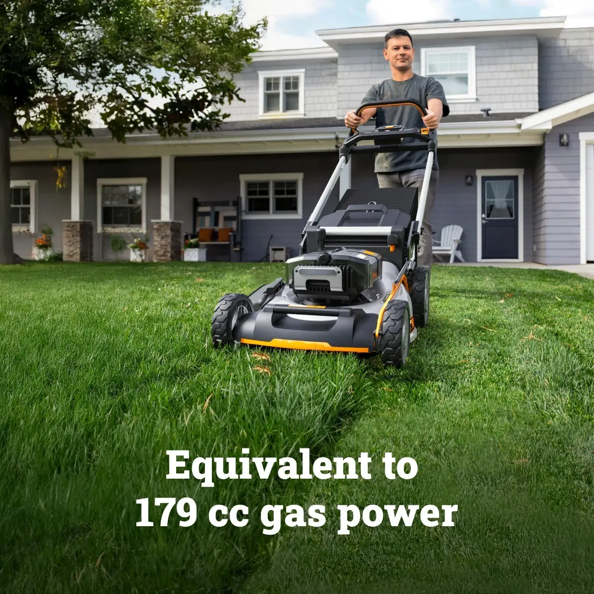 80V 21” self-propelled brushless lawn mower | WORX
