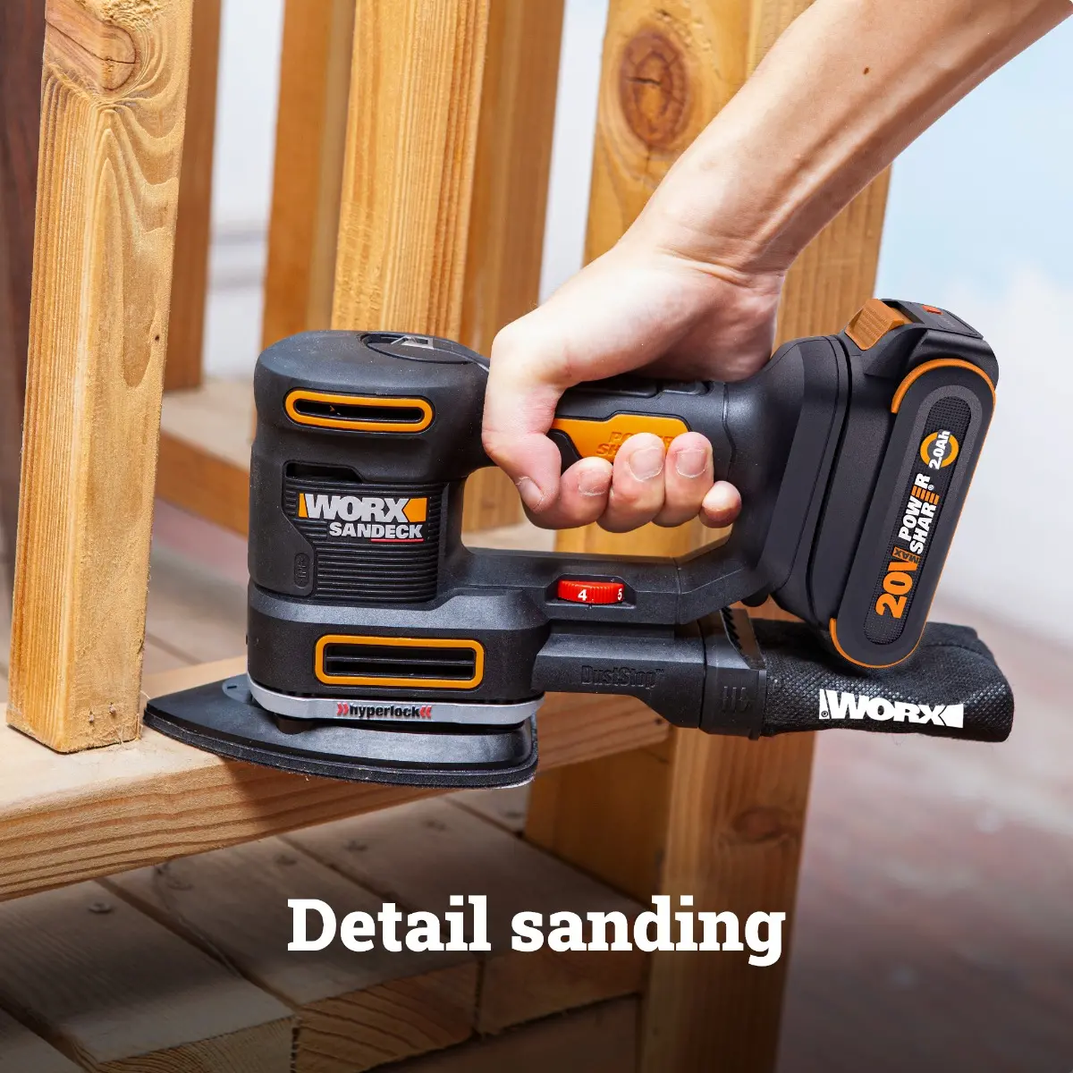 20V Power Share Sandeck 5-in-1 Multi-Sander | WORX