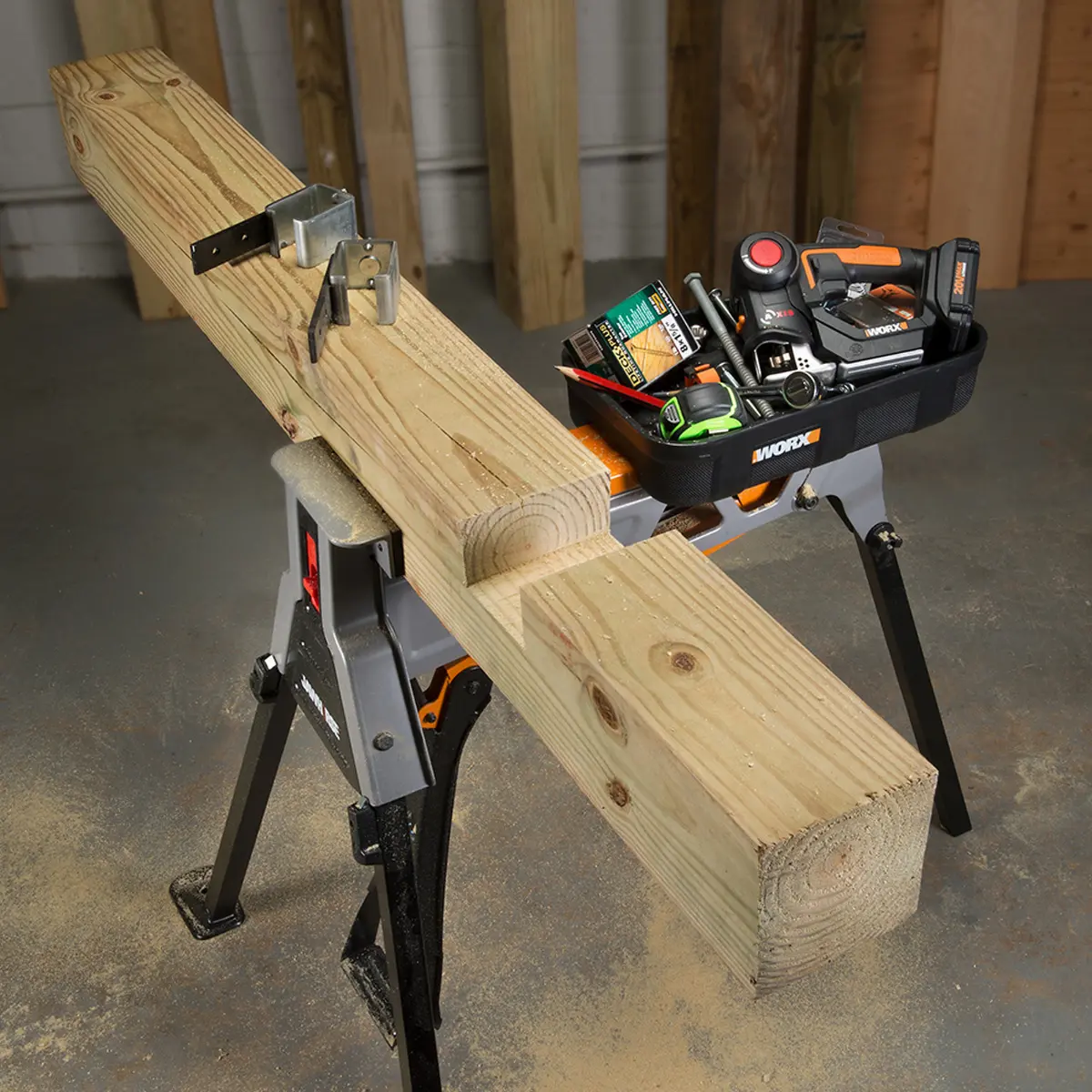 シャワイドワゴン Jawhorse Tool Tray | WA0068 | WORX