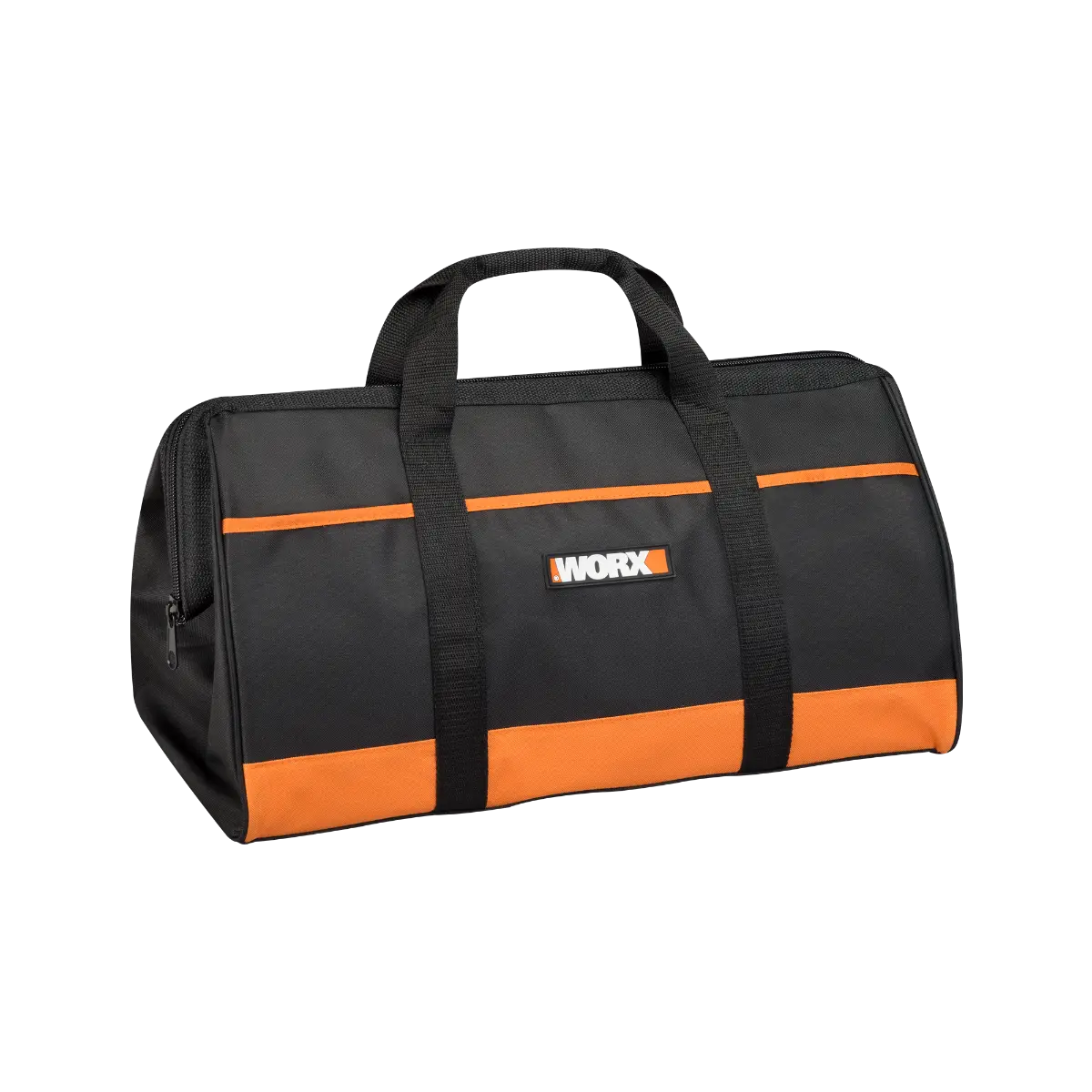 Large Zippered Tool Tote with Interior and Exterior Pockets