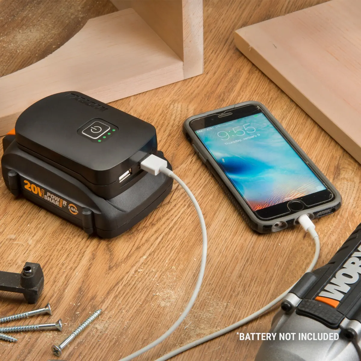 20V USB Charger Adapter | WORX