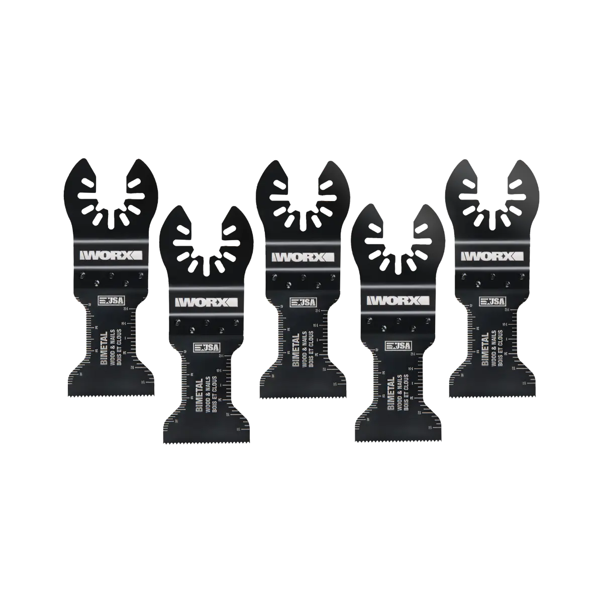Bi-metal End Cut Oscillating Blades - 5 pack (Discontinued)