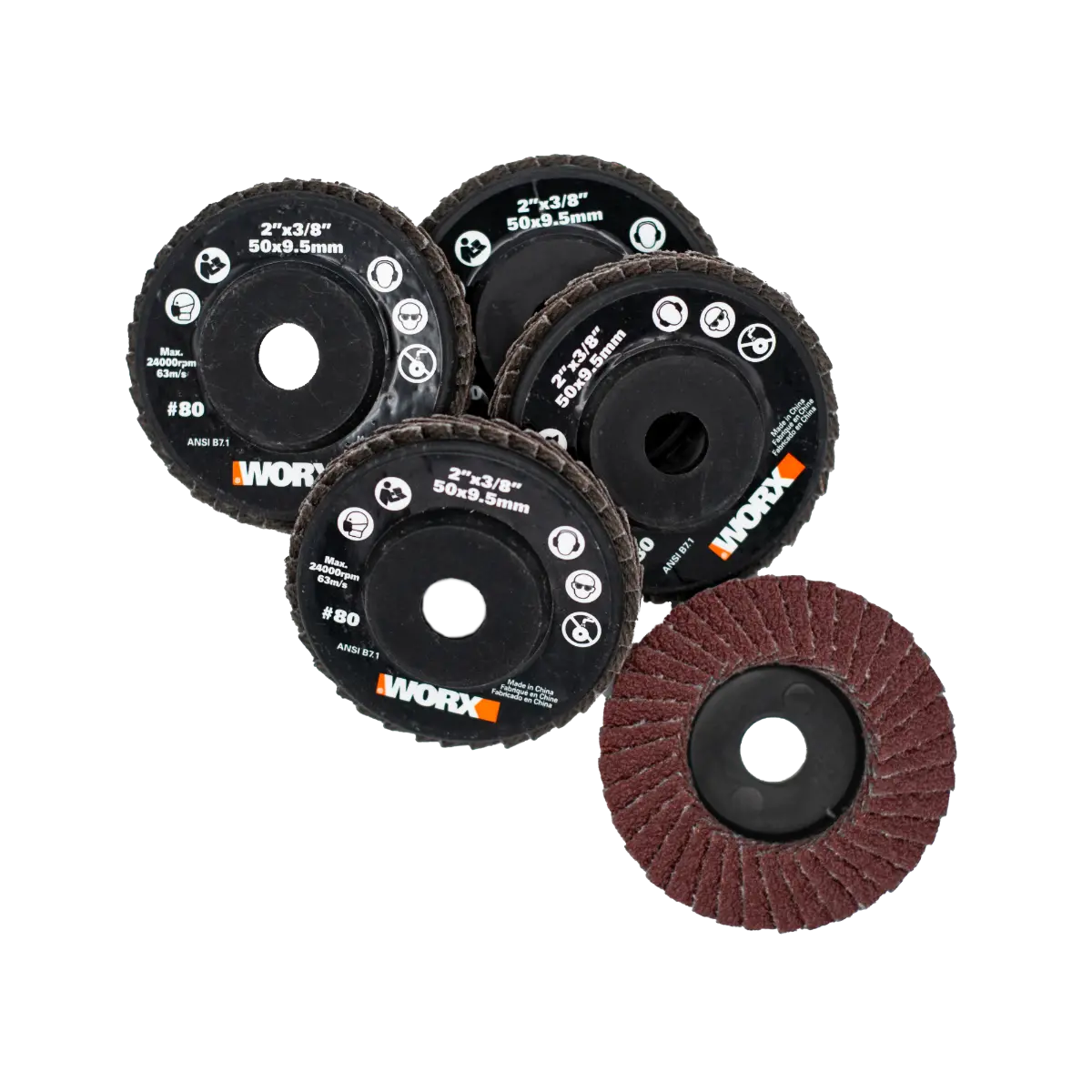 2" MAKERX Flap Sanding Wheels (5pc)