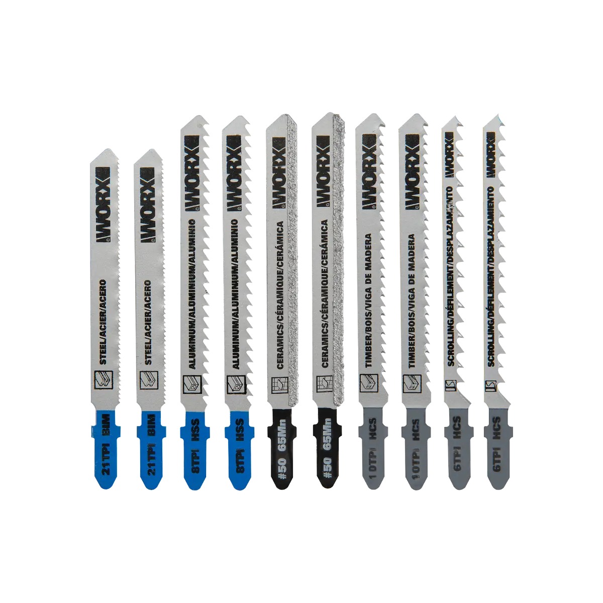 BladeRunner 10pc T-Shank Blade Assortment