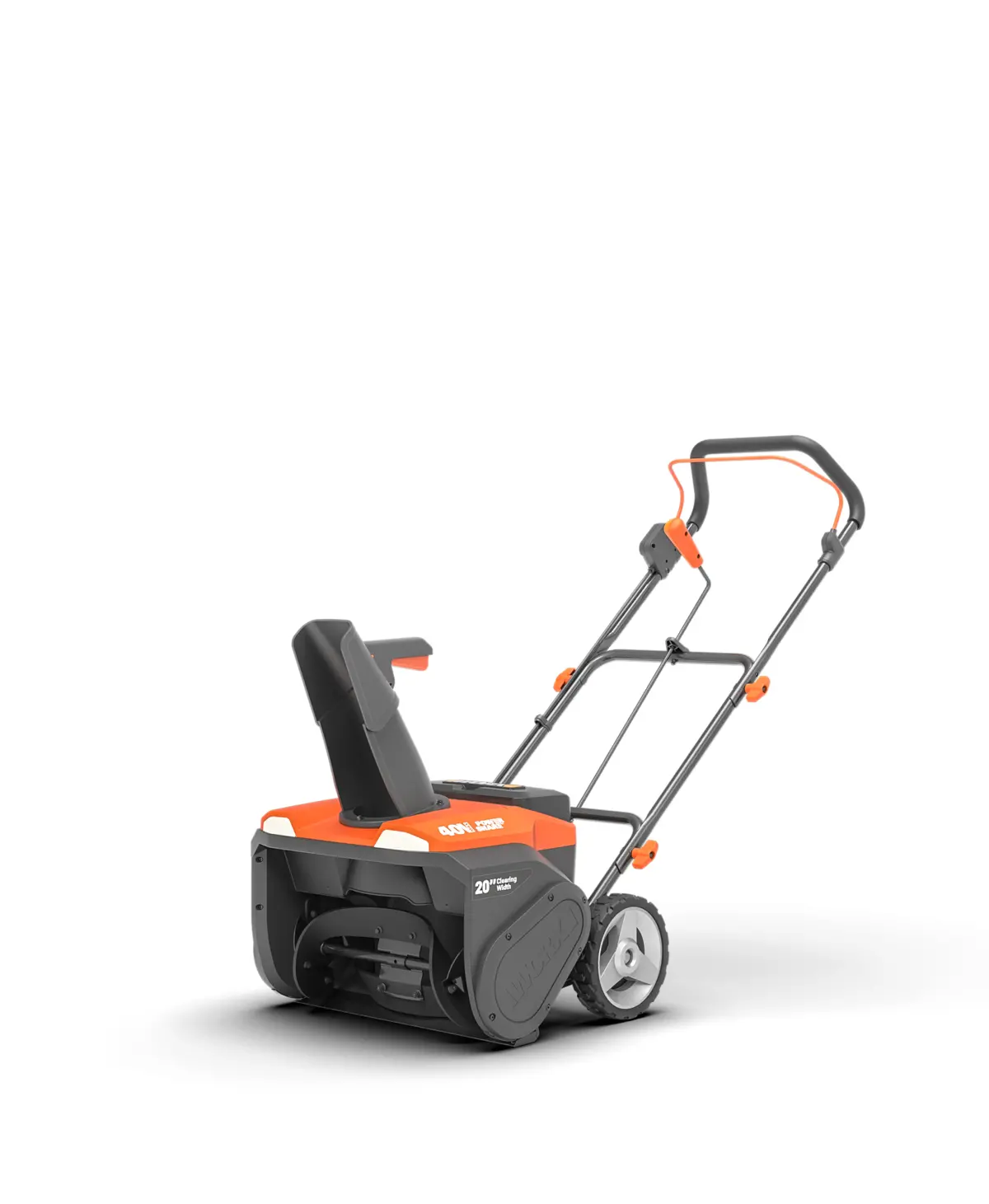 40V 20" single-stage brushless snow blower