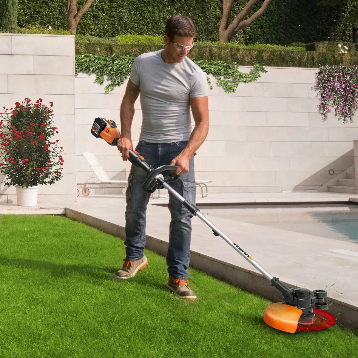 40V Cordless String Trimmer & Lawn Edger - WG184 | WORX