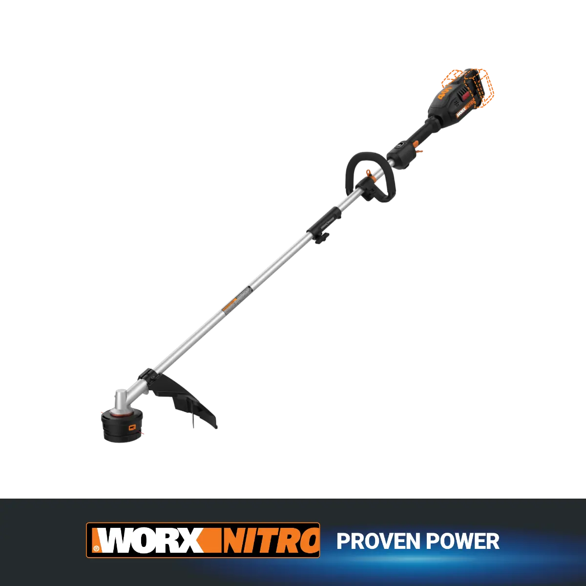 40V 15'' brushless attachable string trimmer- tool only