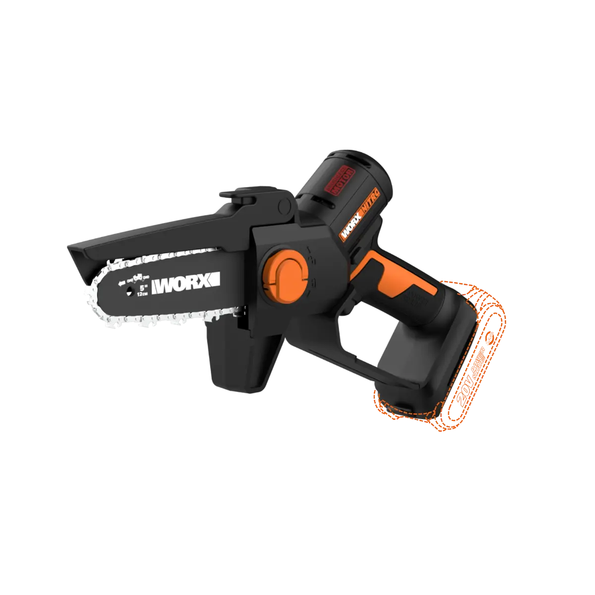 20V 5'' brushless pruning saw - Tool Only