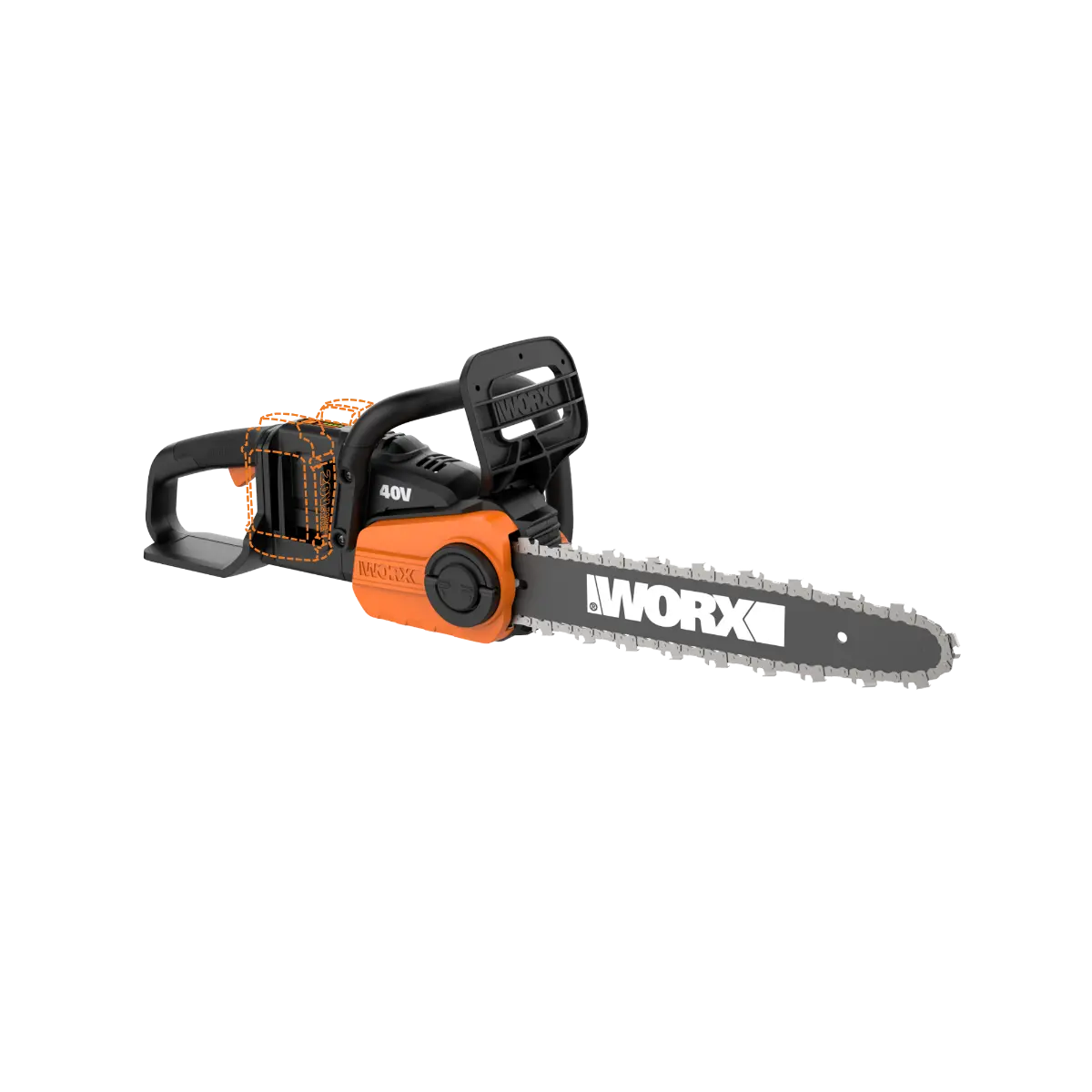 40V Power Share 14" Cordless Chainsaw w/ Auto-Tension (2x20V) - Tool Only