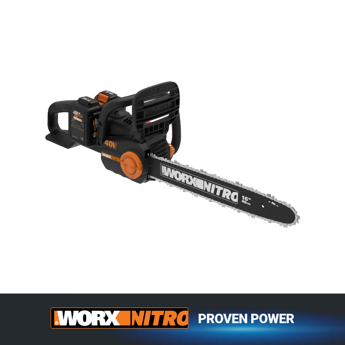 40V Power Share Cordless 16” Chainsaw with Brushless Motor 40V Power Share Cordless 16” Chainsaw with Brushless Motor