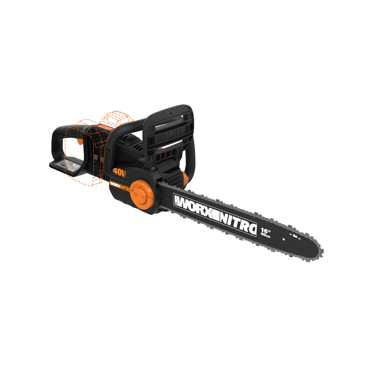 40V 16'' brushless chainsaw - Tool Only