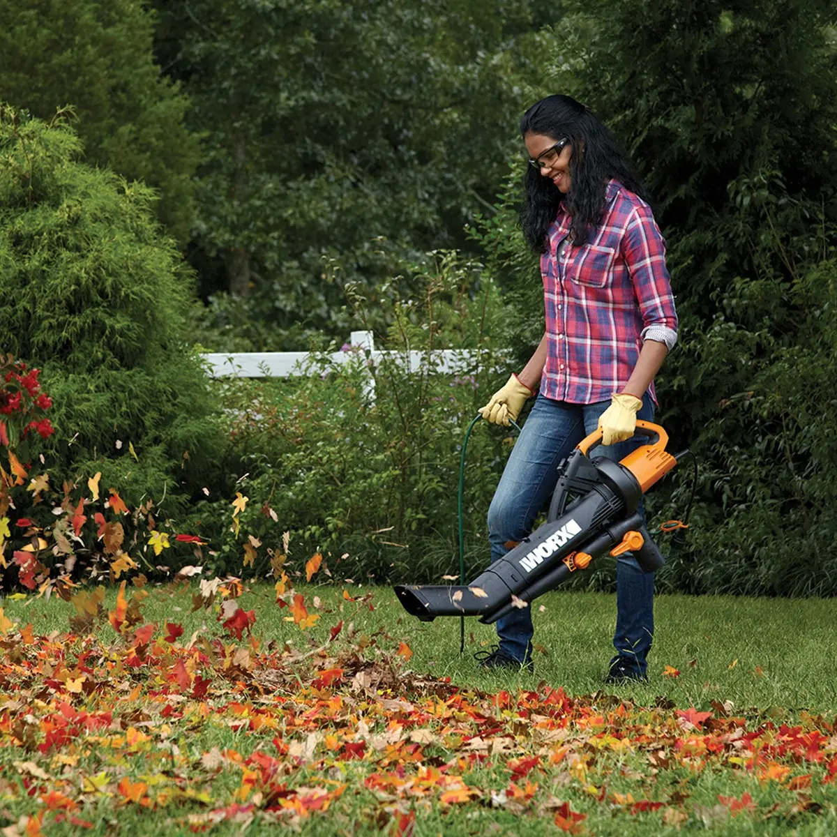 ダークブロンズ 花器 TRIVAC 3-in-1Blower, Mulcher Vcuum w/ Metal Impeller | WORX