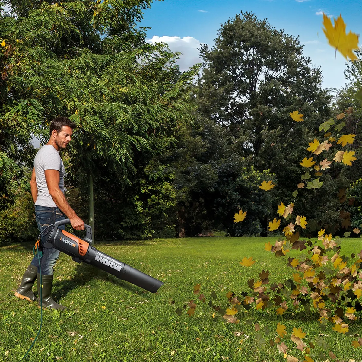 TURBINE Fusion Leaf Blower, Mulcher & Vacuum - WG510 | WORX