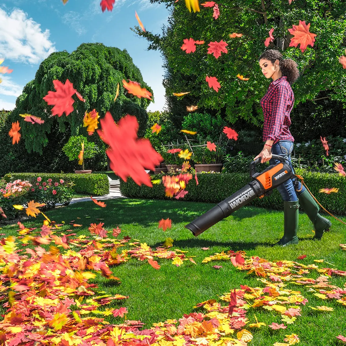 TURBINE Fusion Leaf Blower, Mulcher & Vacuum - WG510 | WORX