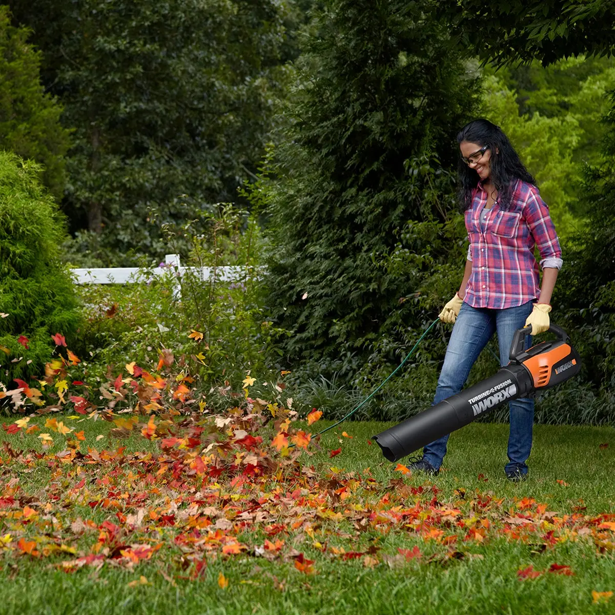 ダークブロンズ 花器 TURBINE Fusion Leaf Blower, Mulcher & Vacuum - WG510 | WORX
