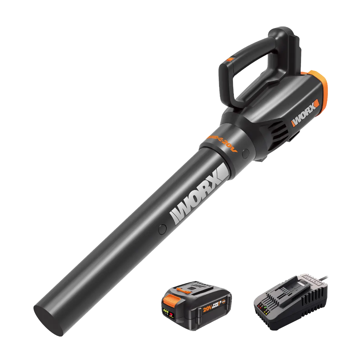 20V Power Share TURBINE 4.0 Ah High-Capacity Cordless Two Speed Leaf Blower 20V Power Share TURBINE 4.0 Ah High-Capacity Cordless Two Speed Leaf Blower