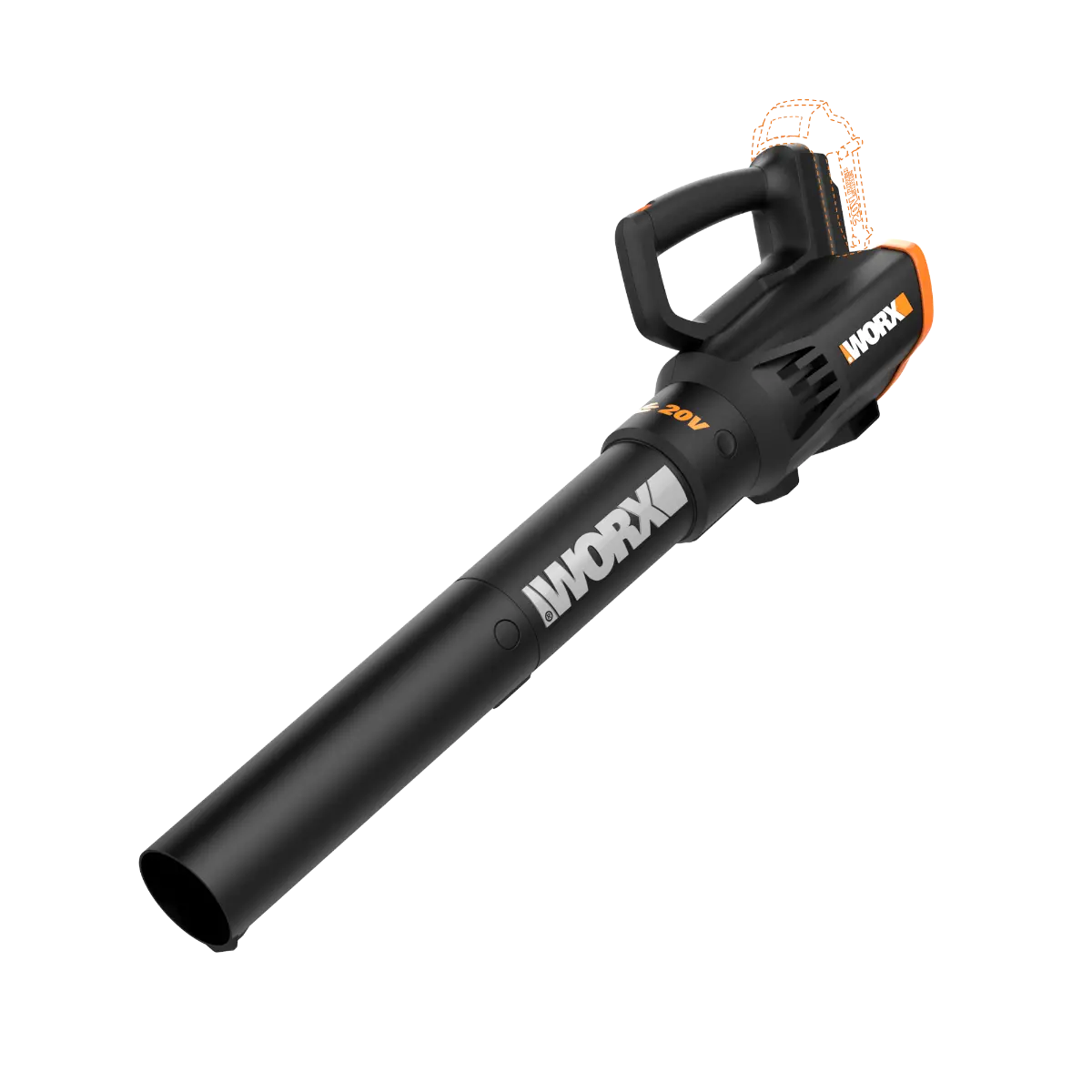 20V 360 CFM 75 MPH leaf blower- tool only 20V 360 CFM 75 MPH leaf blower- tool only
