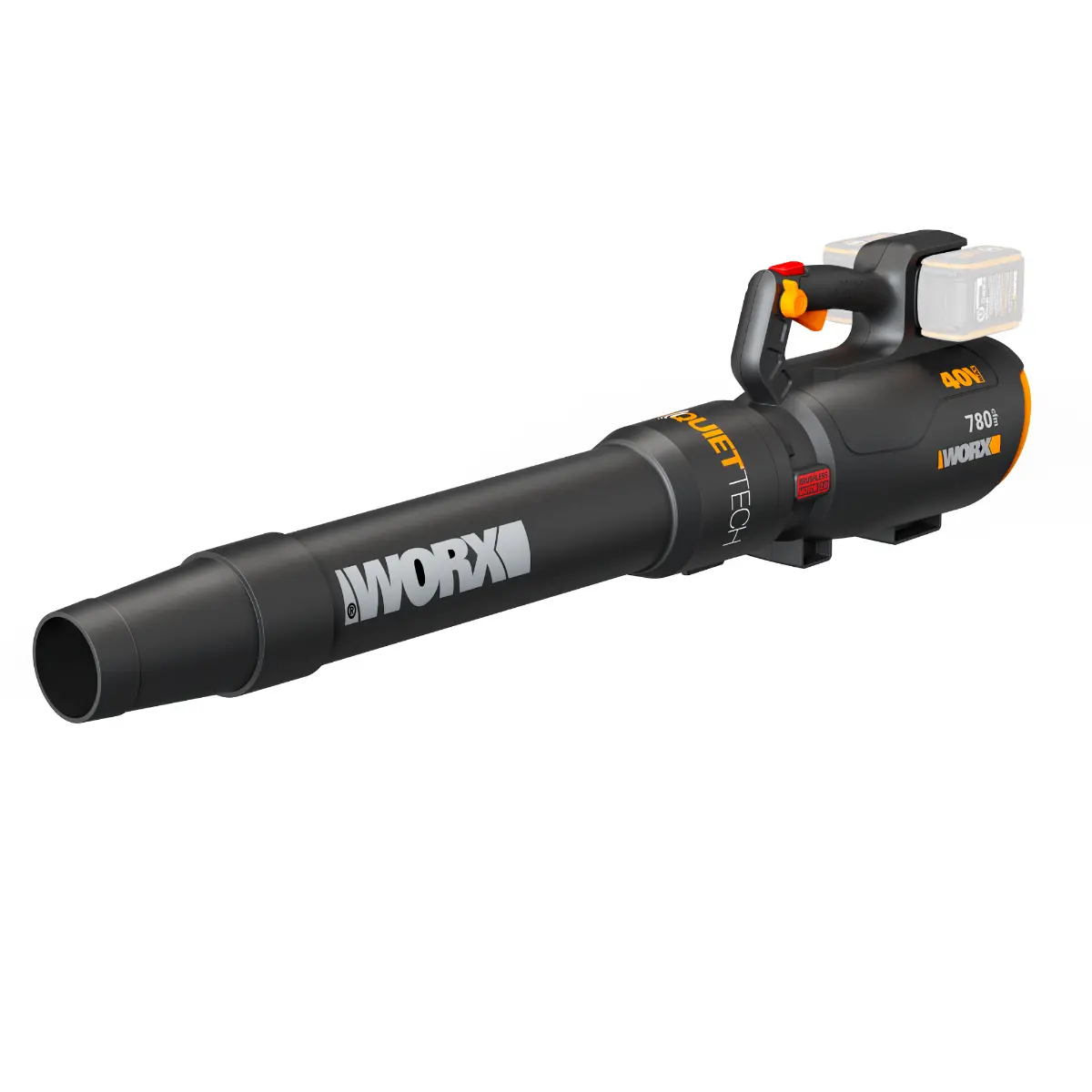 40V 780 CFM 190 MPH brushless QuietTech leaf blower - Tool Only 40V 780 CFM 190 MPH brushless QuietTech leaf blower - Tool Only