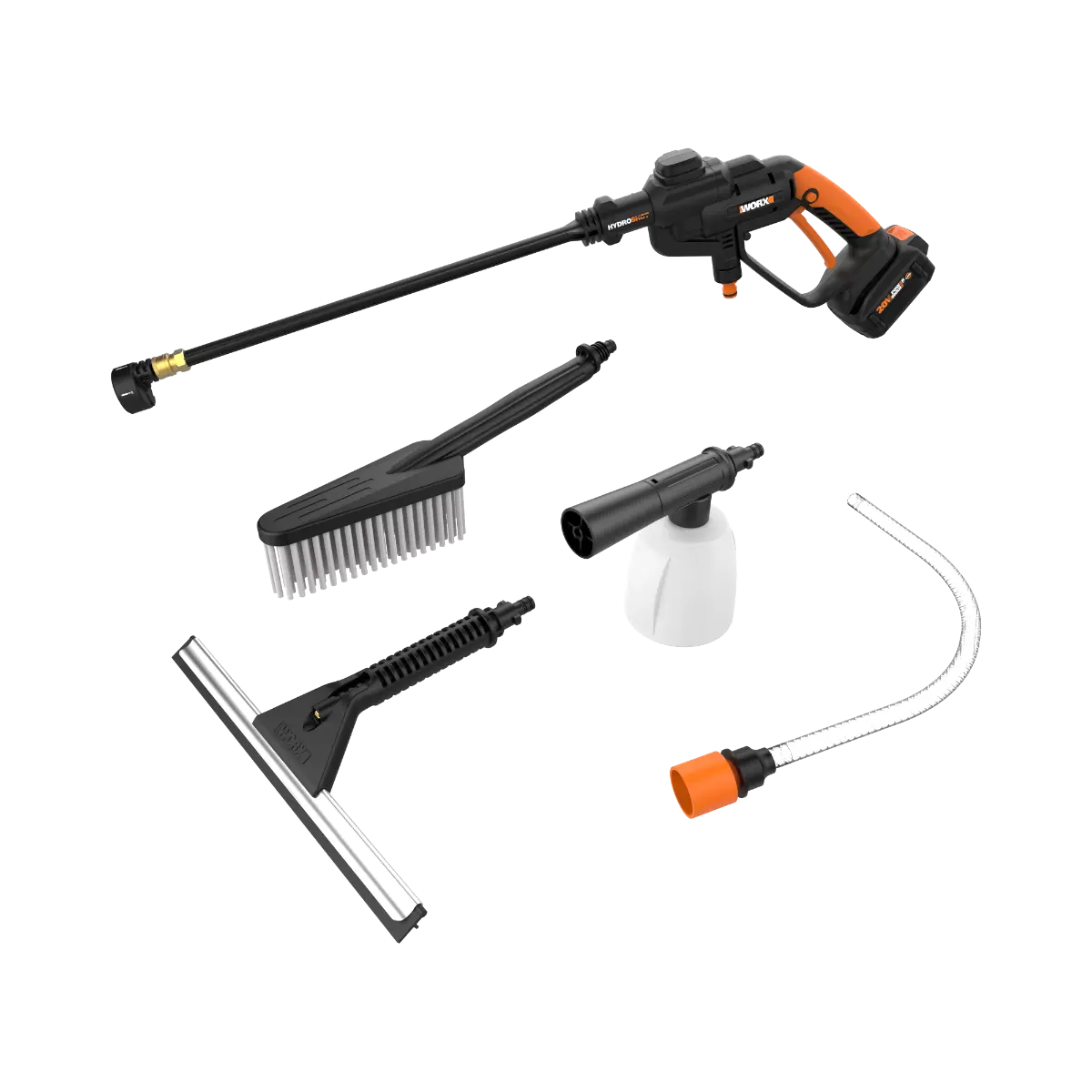 20V 415 MAX PSI Hydroshot Cleaning Bundle with Accessories