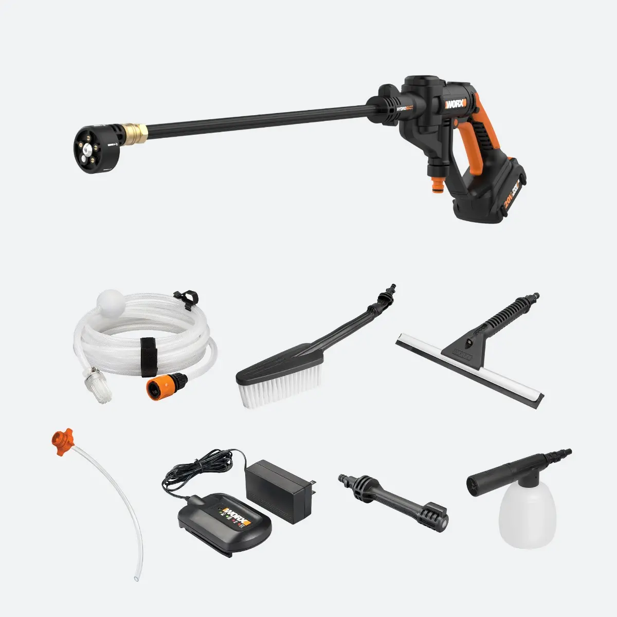 20V Hydroshot Portable Power Cleaner Value Bundle | WORX