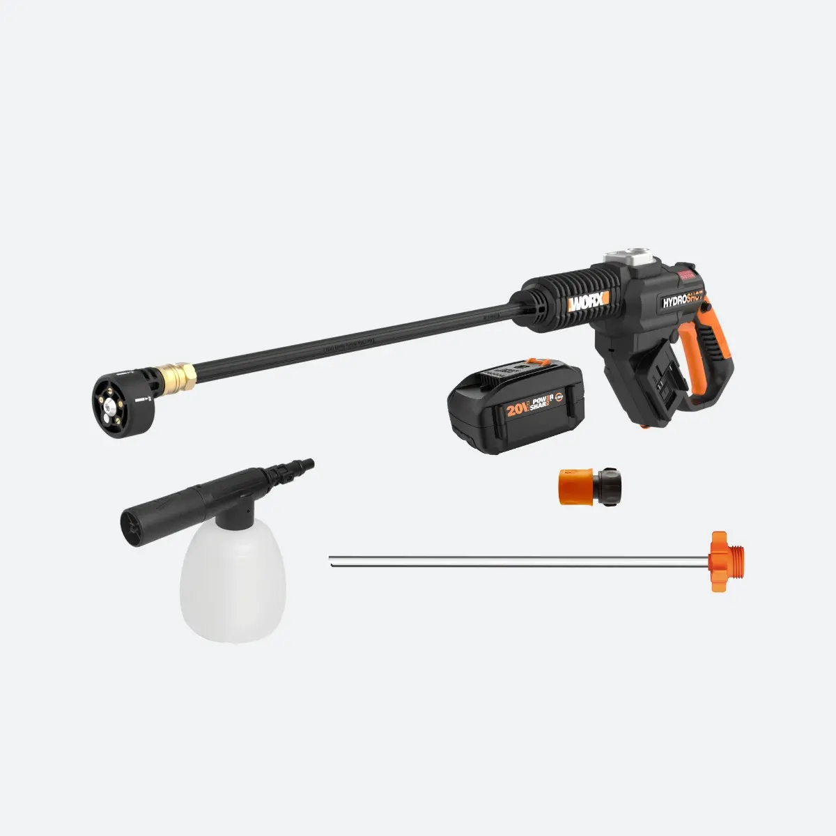 20V Hydroshot w/ Cleaning Accessories & 4.0Ah Battery | WORX