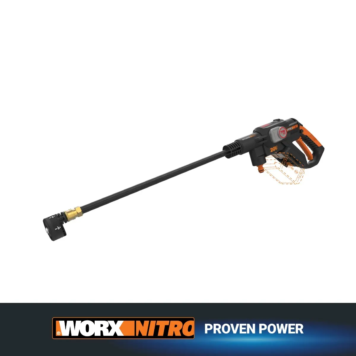 Nitro 20V Brushless Hydroshot Plus Portable Power Cleaner (710 MAX PSI) – Tool Only
