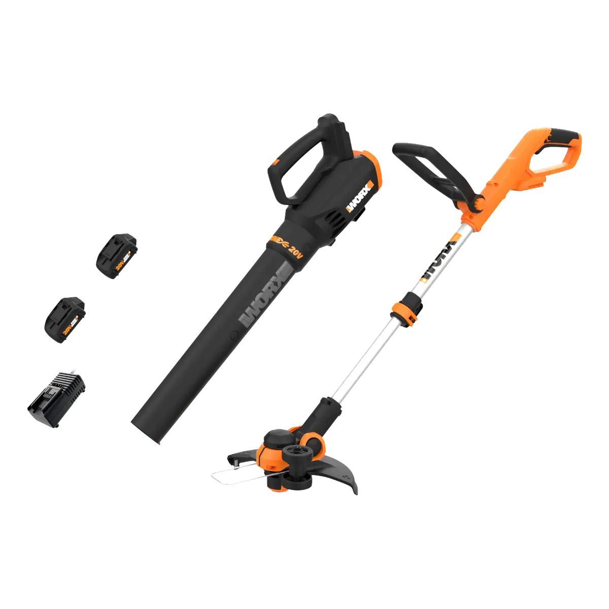20V Power Share Cordless 12" String Trimmer/Edger & Turbine Blower Combo Kit with 1hr Charger (Discontinued)