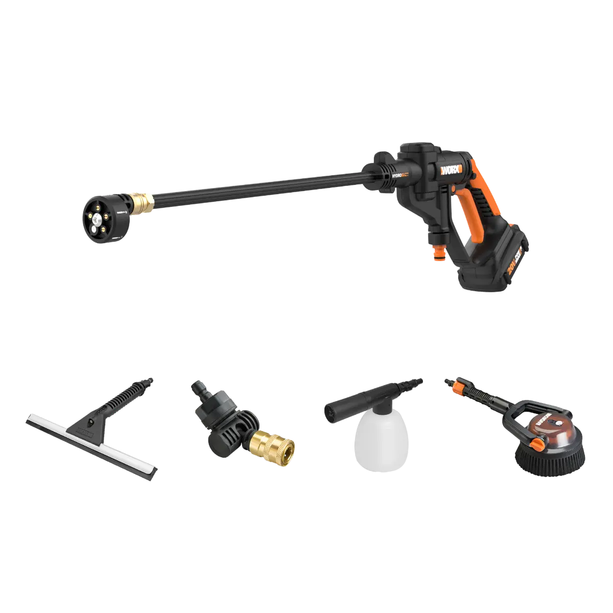 20V Power Share Hydroshot Portable Power Cleaner w/ Deluxe Cleaning Bundle 20V Power Share Hydroshot Portable Power Cleaner w/ Deluxe Cleaning Bundle