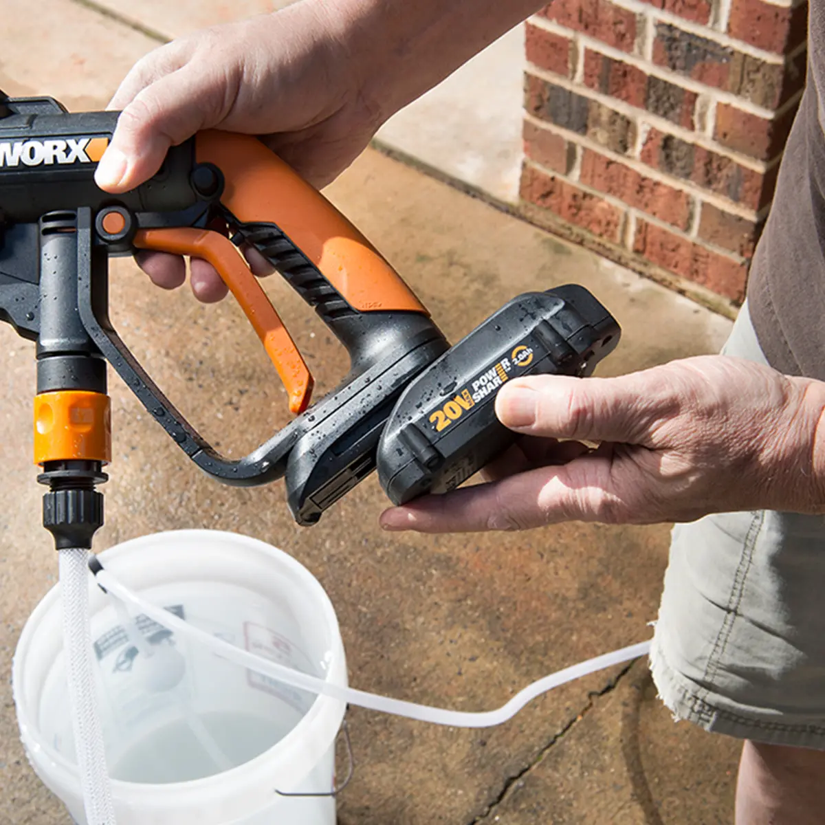 20V Hydroshot Portable Power Cleaner (WO7076) | WORX