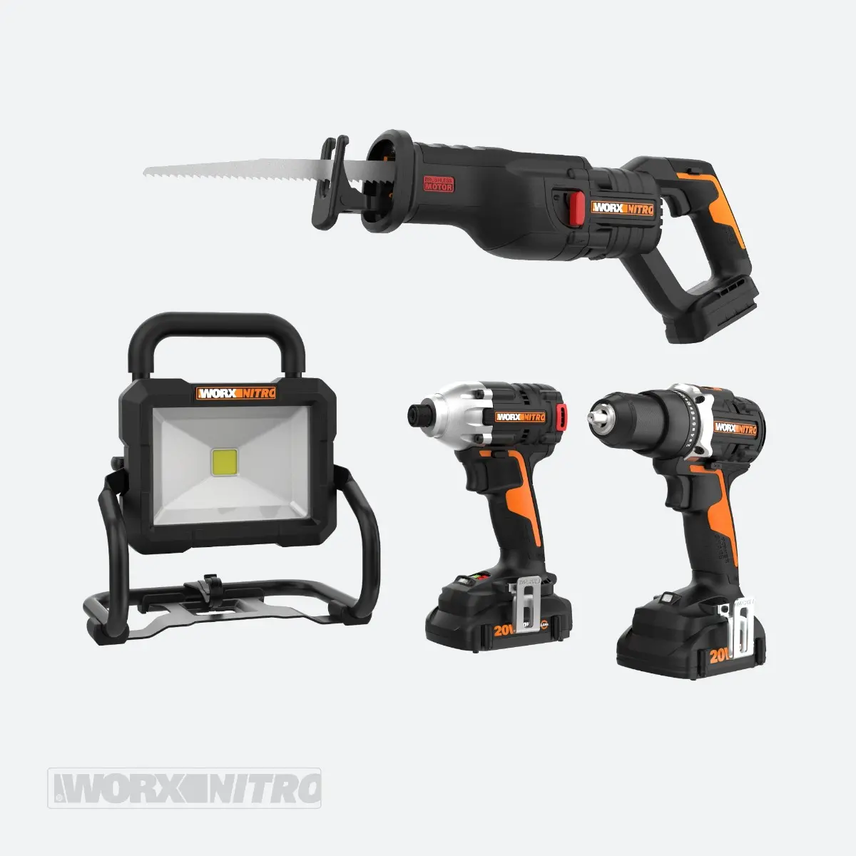 4pc Power Tool Combo Kit | WORX