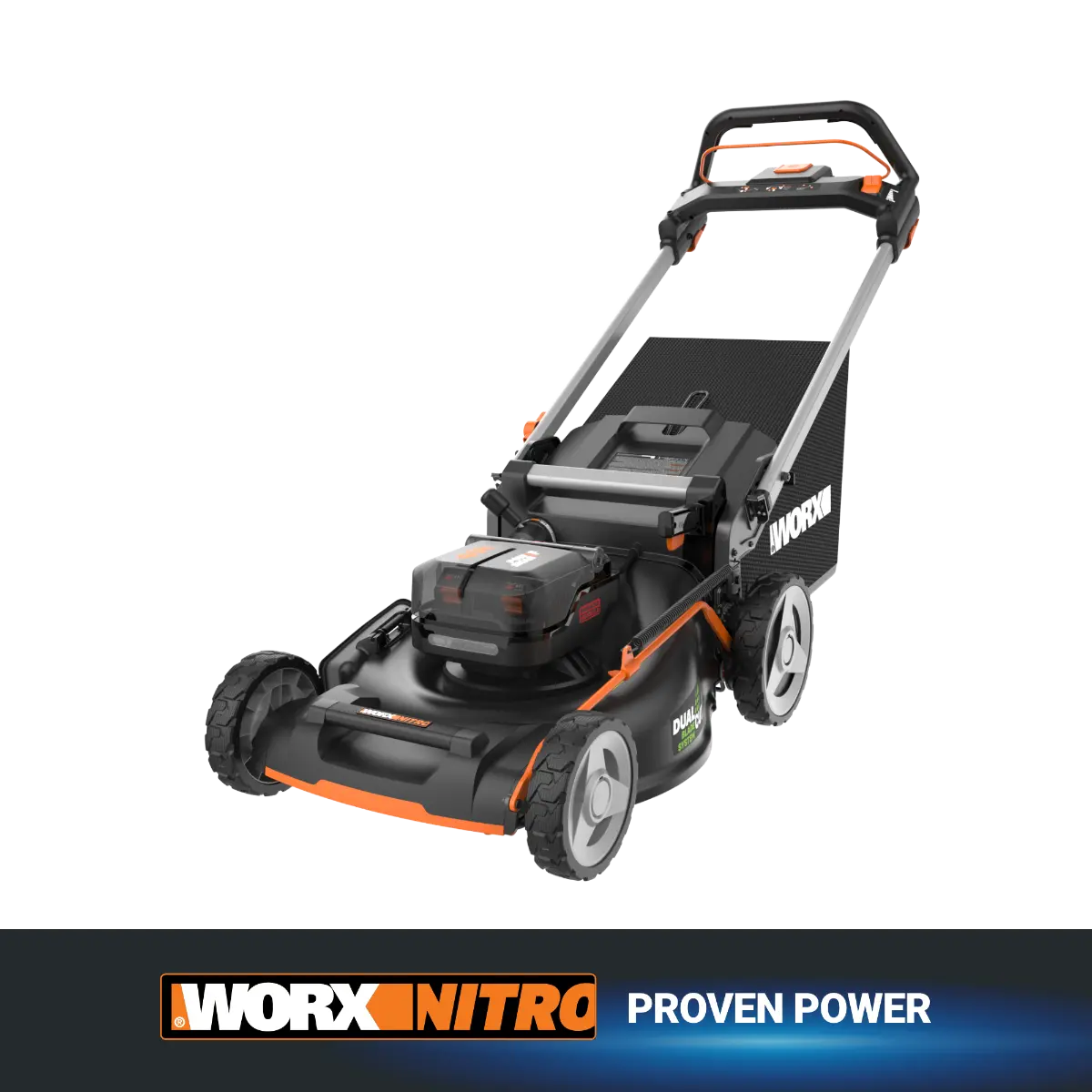 Nitro 40V Brushless 21" Cordless Self-Propelled Dual-Blade Lawn Mower
