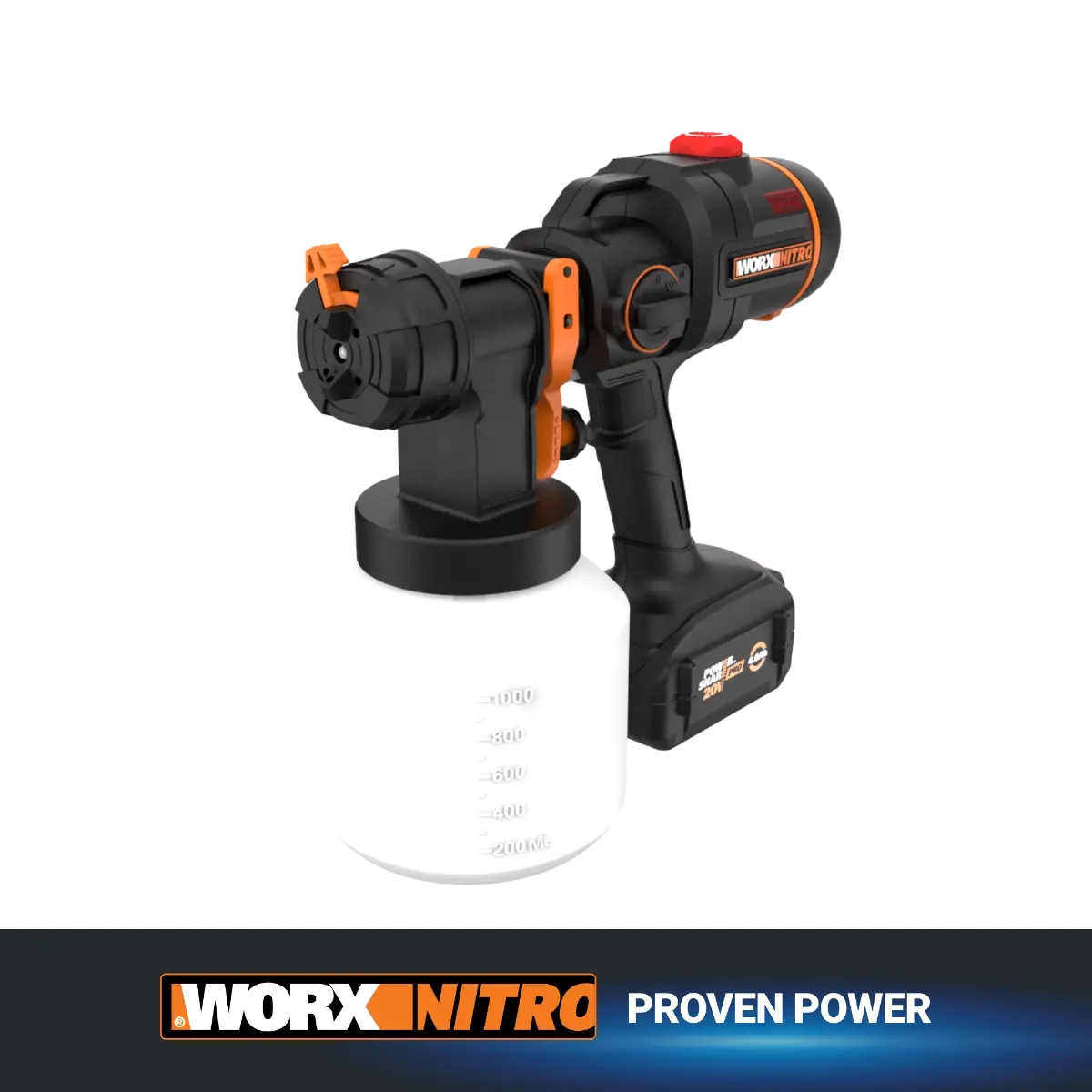 Nitro 20V Cordless Paint Sprayer with Brushless Motor