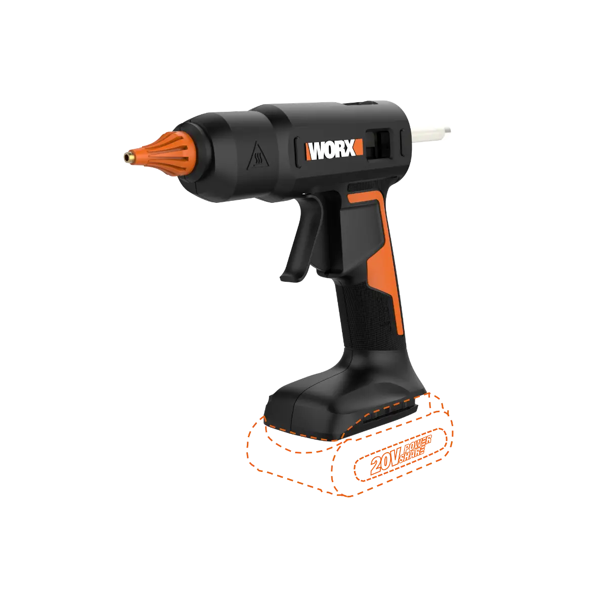 20V Power Share Full-Size Hot Glue Gun (Tool Only)